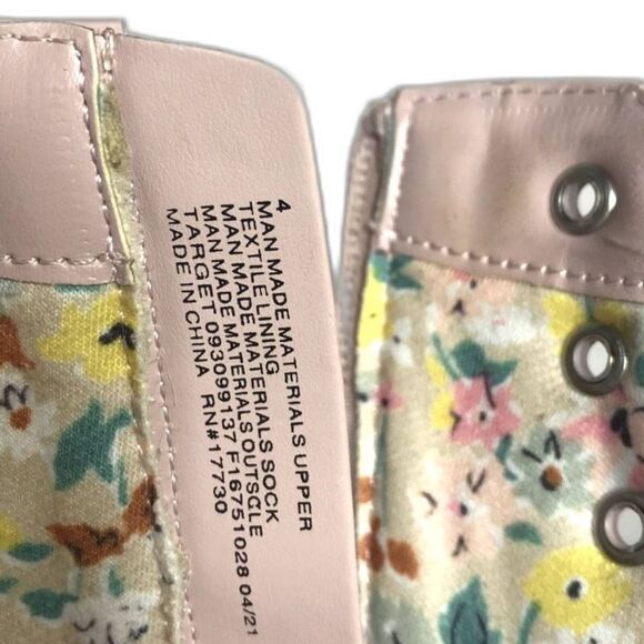 Art Class Boots Girls Sz 4 Pink patten leather boots with black laces Blk /Soles - Picture 6 of 11